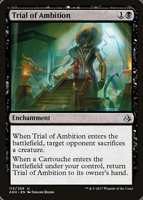 Trial of Ambition - Amonkhet:  - 113 - Lightly Played