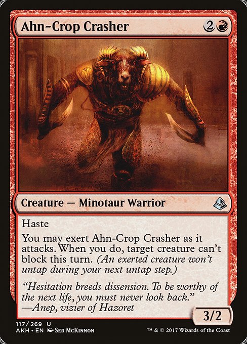 Ahn-Crop Crasher - Amonkhet:  - 117 - Near Mint