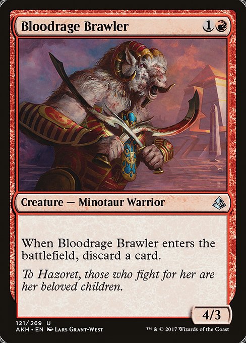 Bloodrage Brawler - Amonkhet:  - 121 - Near Mint