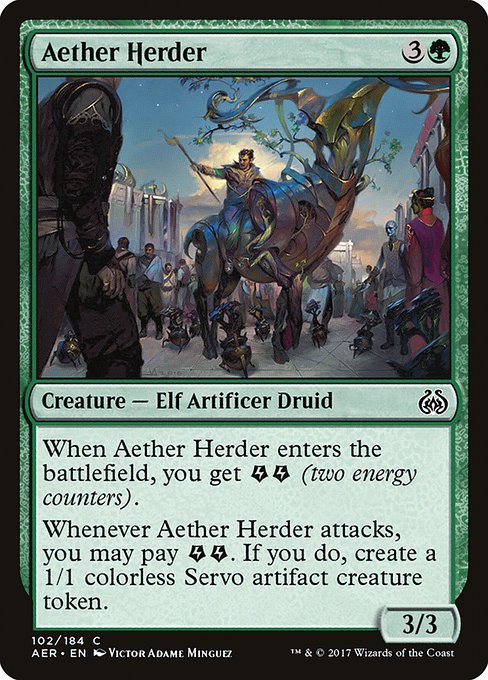 Aether Herder - Aether Revolt:  - 102 - Near Mint