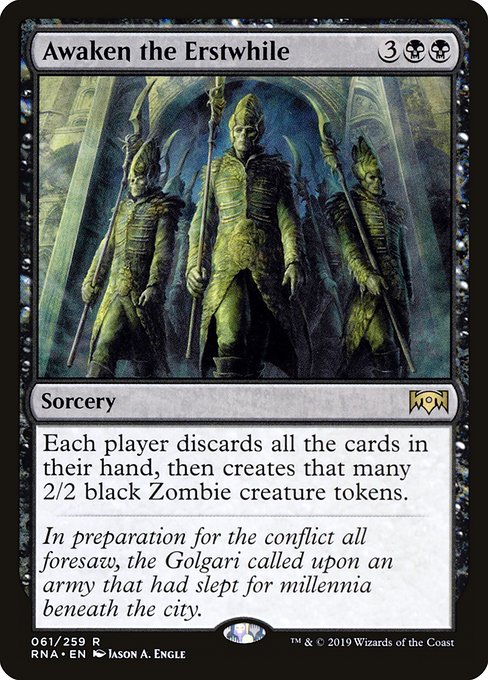 Awaken the Erstwhile - Ravnica Allegiance:  - 61 - Near Mint