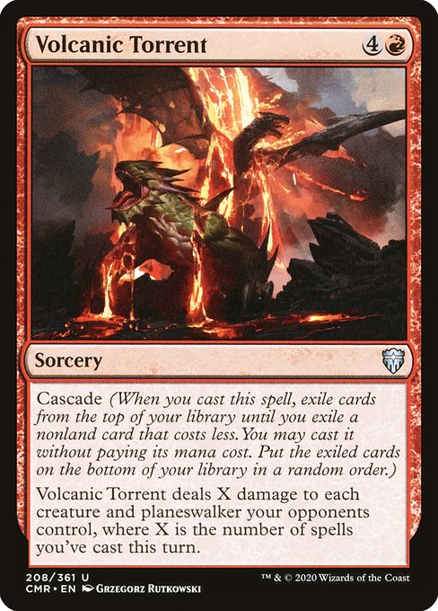 Volcanic Torrent - Commander Legends:  - 208 - Near Mint