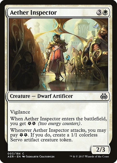 Aether Inspector - Aether Revolt:  - 3 - Near Mint