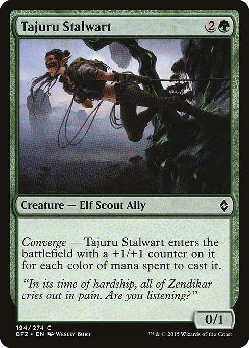 Tajuru Stalwart - Battle for Zendikar:  - 194 - Lightly Played