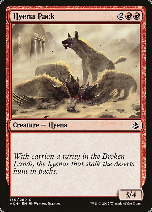 Hyena Pack - Amonkhet:  - 139 - Lightly Played