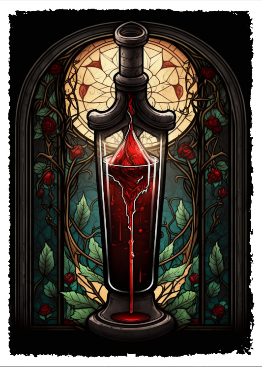 Blood Stained Glass Sleeve