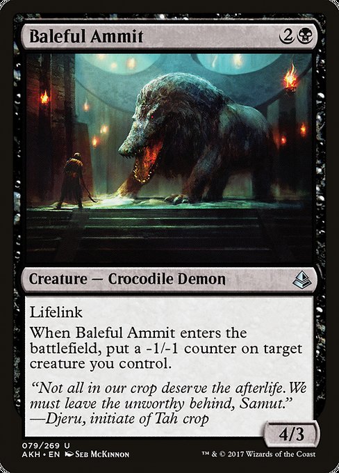 Baleful Ammit - Amonkhet:  - 79 - Near Mint