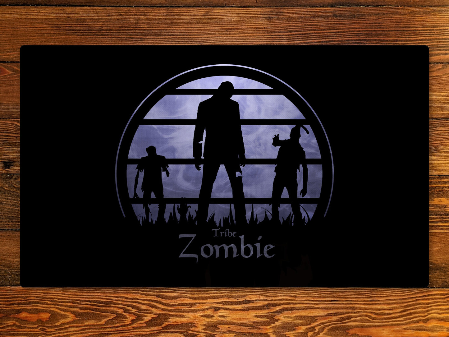 Zombie Tribe 14" X 24" Playmat For Ccg And Other Tabletop Board Games