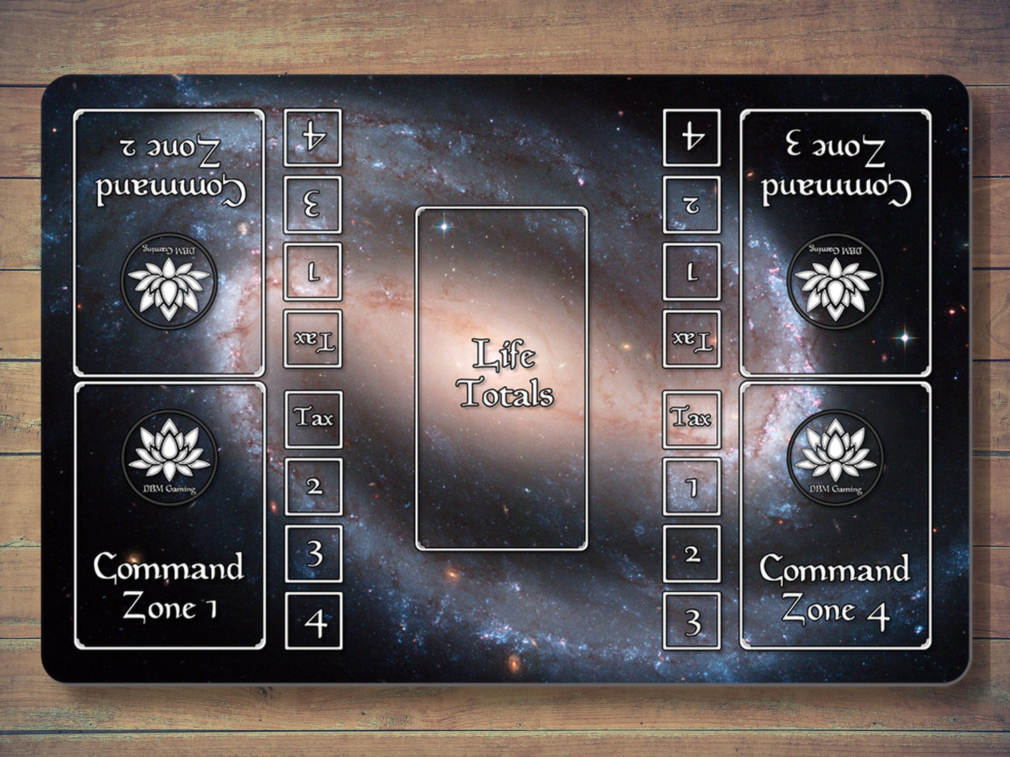 Magic Command Zone 10" X 16" Playmat | Large Middle Mat Centerpiece For Commander And Edh Tabletop Card Games | Multiple Colors Available