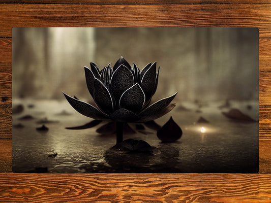 Black Lotus 14" X 24" Playmat For Card, Ccg, And Tabletop Games With Magic Edh Zone Layout Option For Commander