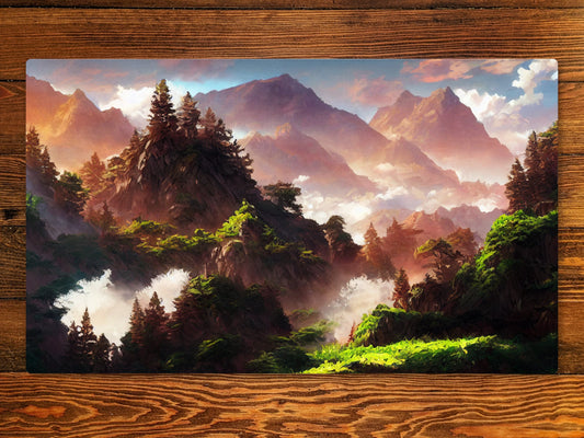 Taiga 14" X 24" Playmat For Card, Ccg, And Tabletop Games With Zone Layout Option For Commander, Edh, and other tcg games