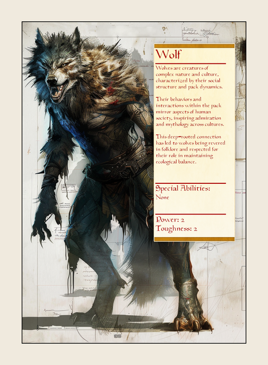 Wolf Monster Profile Token