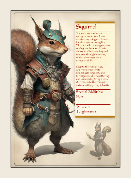 Squirrel Monster Profile Token