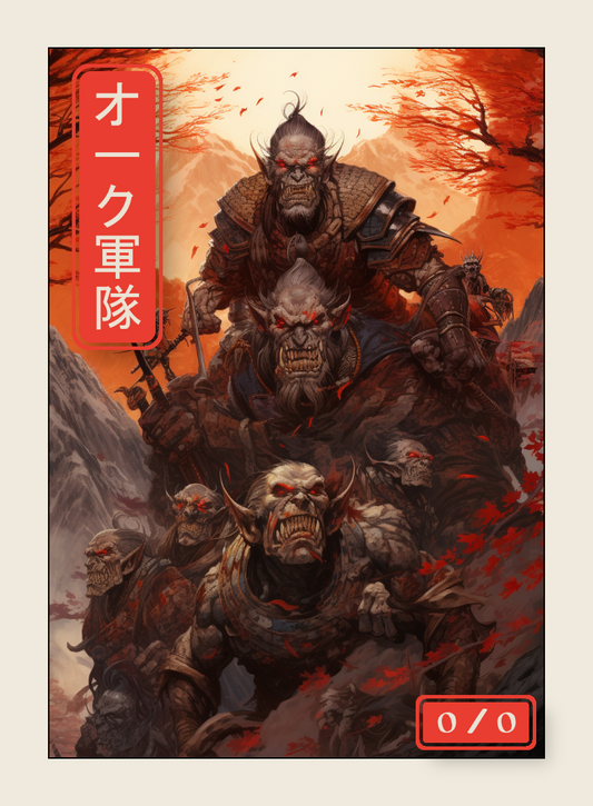 Orc Army Japanese Token